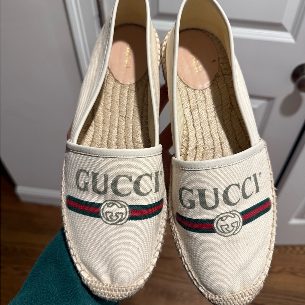 Gucci Canvas Espadrilles / worn once!